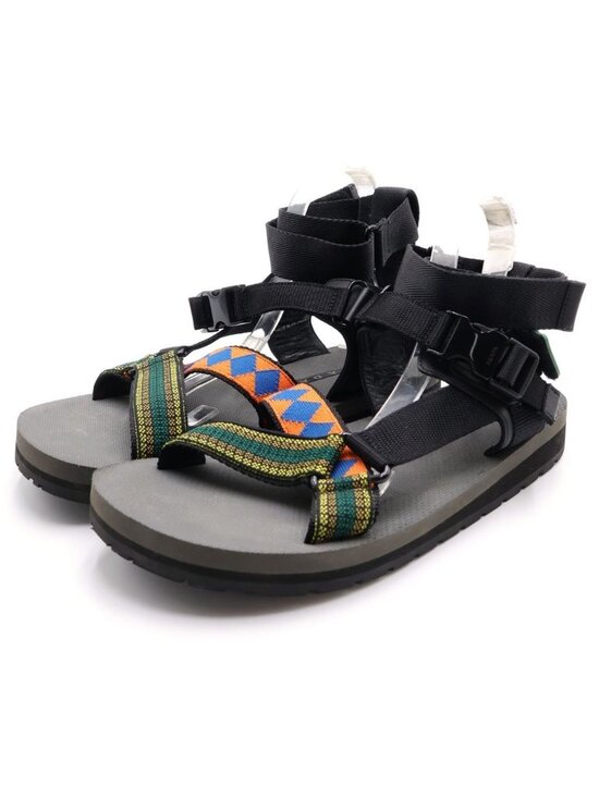 Prada Belt Sports Sandals Black